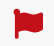 An icon of a red flag